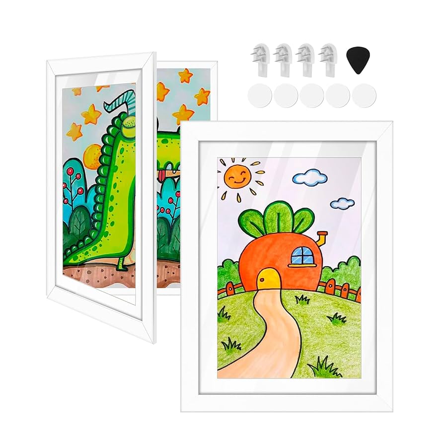 Amazon.co.jp: YTOPRO 2個セット アートフレーム 子供の絵 a4